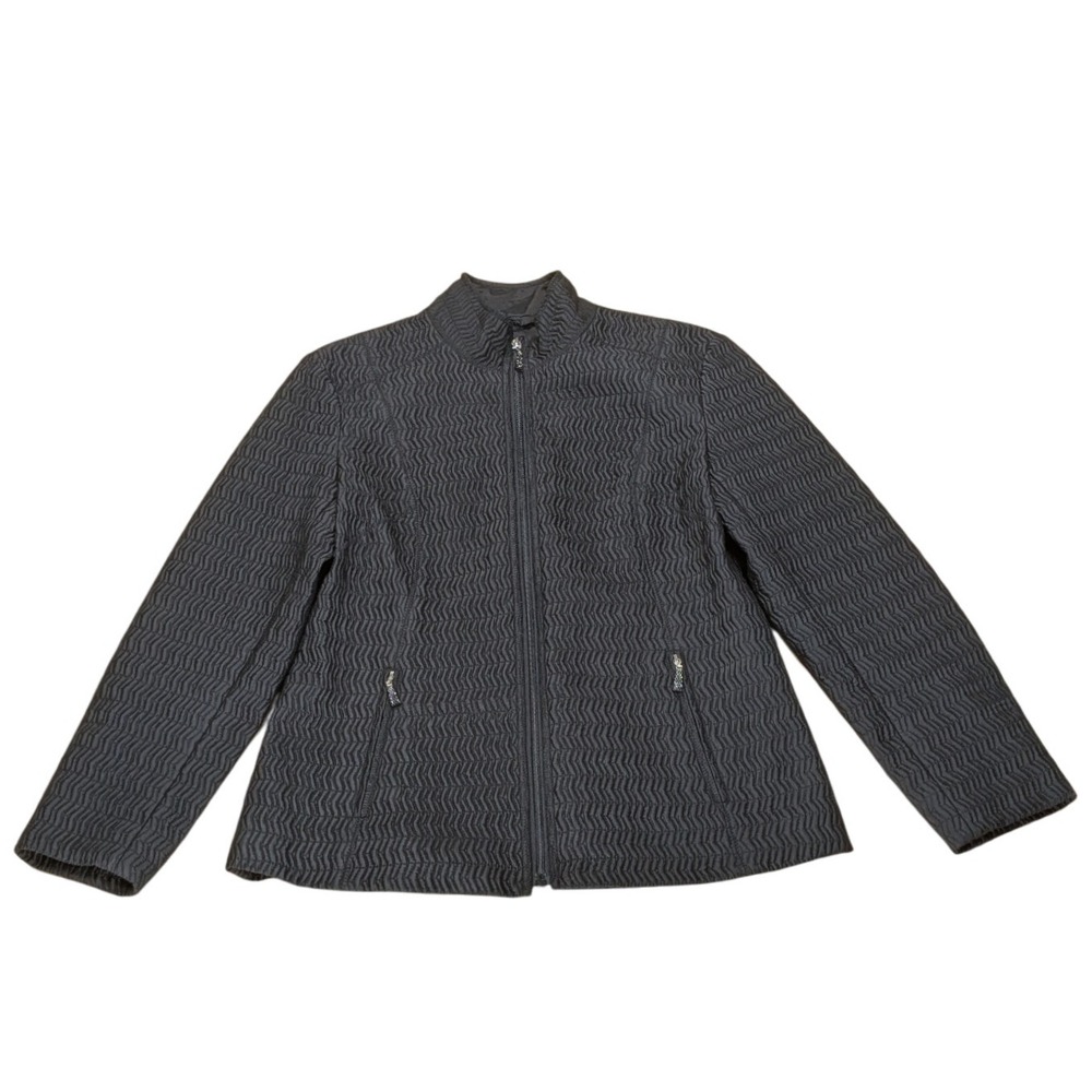 Pendleton Quilted Jacket Womens Small Black Lightweight Coat Chic Classic Casual